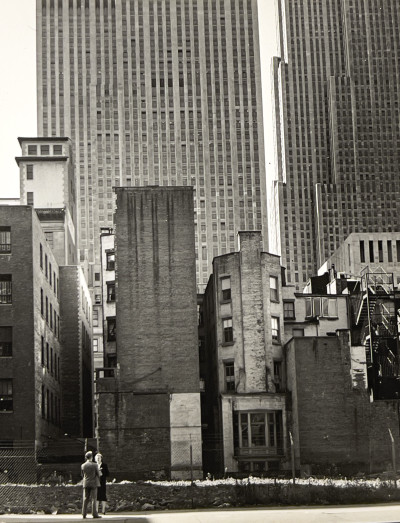 Image for Lot Andreas Feininger - Rockefeller Center Seen from 53rd Street