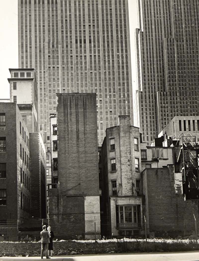Andreas Feininger - Rockefeller Center Seen from 53rd Street
