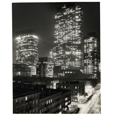 Image for Lot Andreas Feininger - Manhattan by Night