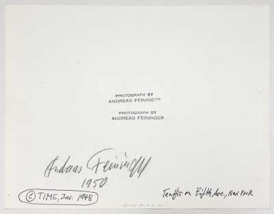 Andreas Feininger - Traffic on Fifth Avenue