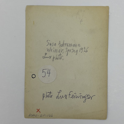 Theodore Lux Feininger - Susa Ackerman, Weimar, Spring