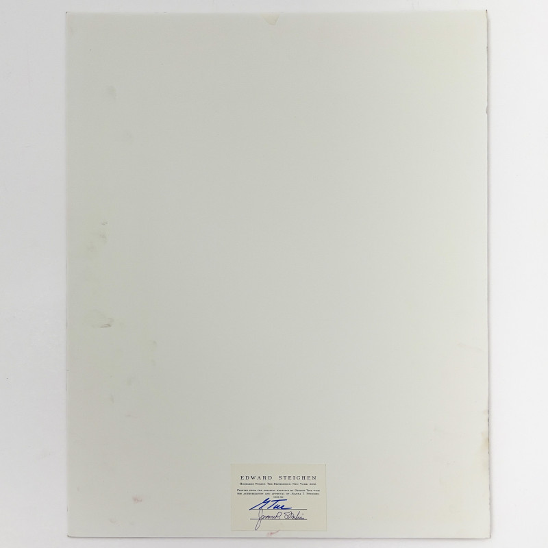 Edward Steichen - Homeless Women: The Depression, New York