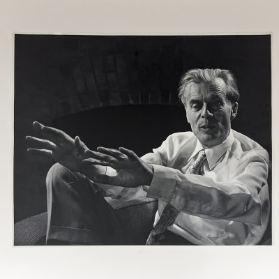 Image for Lot Philippe Halsman - Aldous Huxley