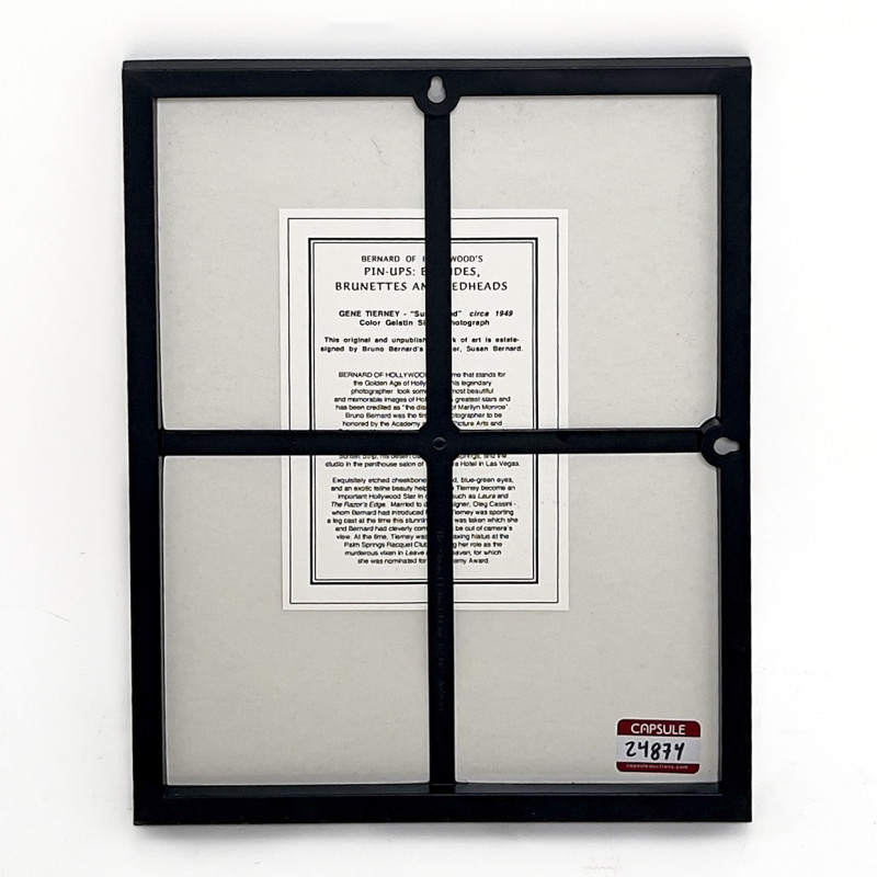 Bernard of Hollywood (Bruno Bernard) - Gene Tierney - &quot;Sun Kissed&quot;