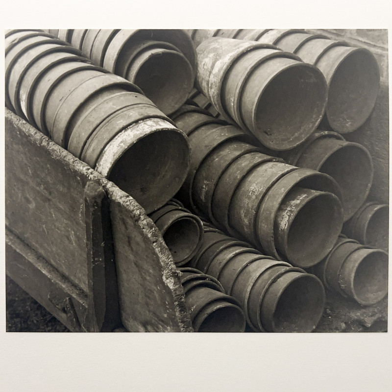 Edward Steichen - Wheelbarrow with Flower Pots, France