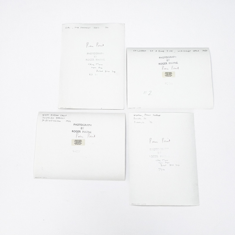 Roger Mayne - Post War Youths, Group of 4