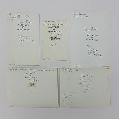 Roger Mayne - Post War Youth, Group of 5