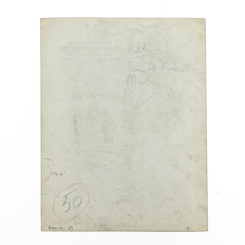 John Humphrey Spender - Scene at a Funeral