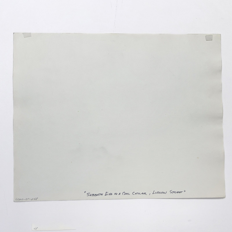 Jacob August Riis - Sabbath Eve in a Coal Celler, Ludlow Street