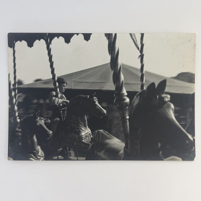 Image for Lot John Humphrey Spender - Untitled (Boy on Carousel)