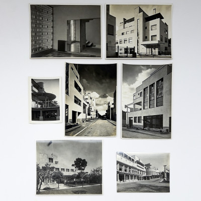 Image for Lot Robert Mallet-Stevens Architectural Studies, Some By Marc Vaux, Group of 7