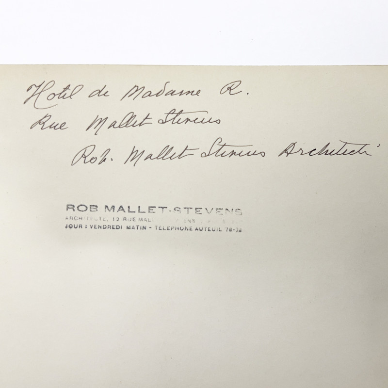 Robert Mallet-Stevens Architectural Studies, Some By Marc Vaux, Group of 7