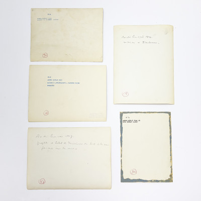 André Lurçat Architectural Studies, Some By Marc Vaux, Group of 5