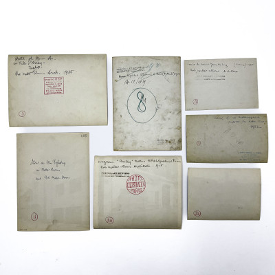 Robert Mallet-Stevens Architectural Studies, Some By Marc Vaux, Group of 7