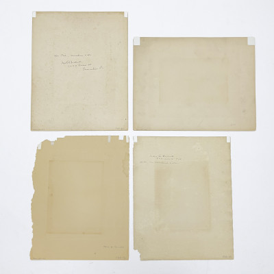 John G. Bullock - Four Photographs