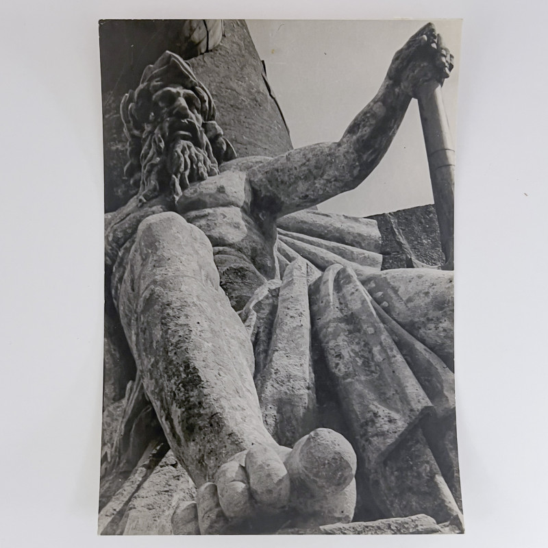 Boris Ignatovich - Statue of Neptune in St. Petersburg