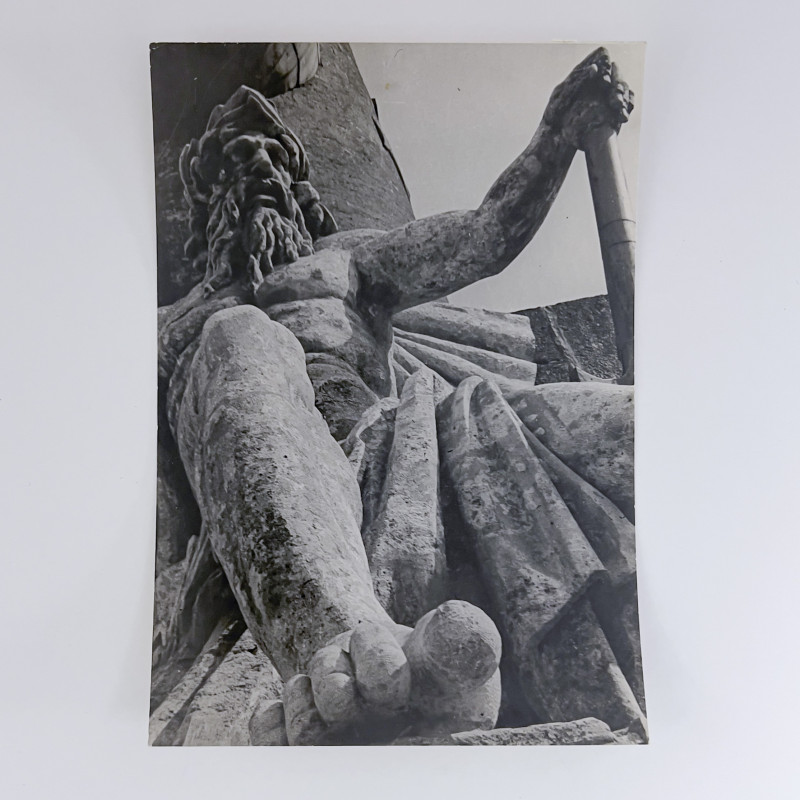 Boris Ignatovich - Statue of Neptune in St. Petersburg