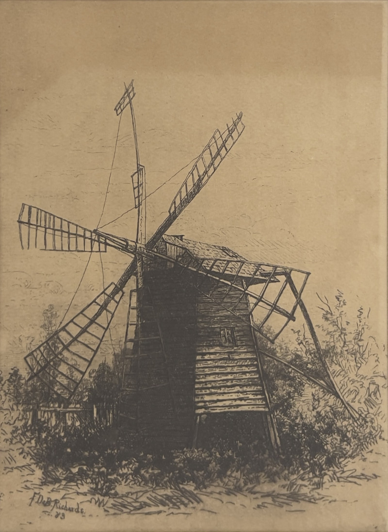 Fredrick DeBourg Richards &amp; Jean-François Millet - Two Prints in Matching Frames