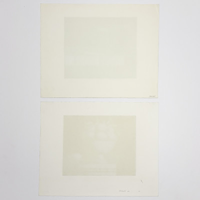 Mario Avati - Two Mezzotints