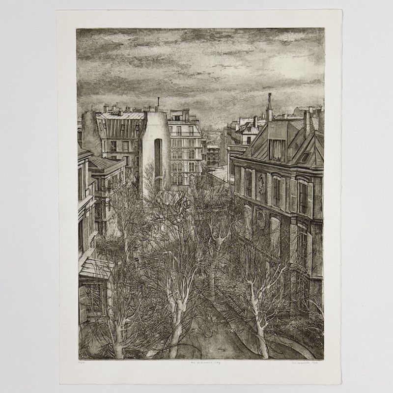 Erik Desmazières - Paris 11 Boulevard de Clichy (F-F 148)