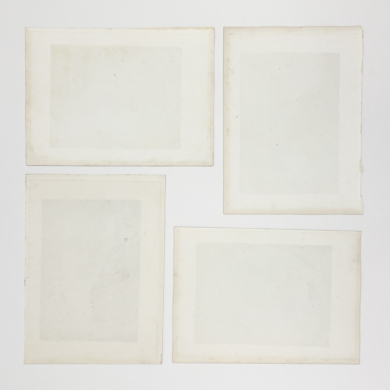 John Martin - Four Mezzotints from Paradise Lost