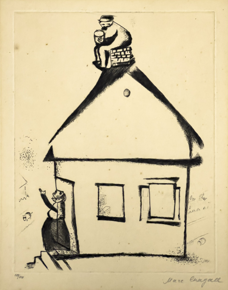 Marc Chagall - Grandfather&apos;s House (from My Life)