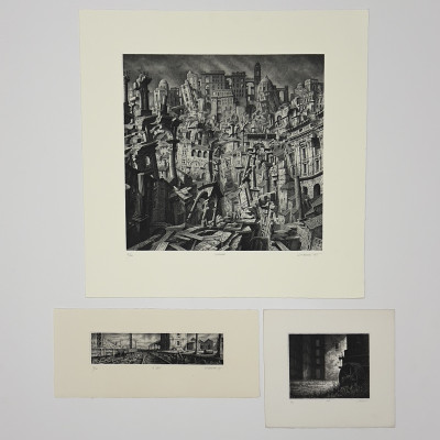 Image for Lot Gerard Trignac - Three Etchings