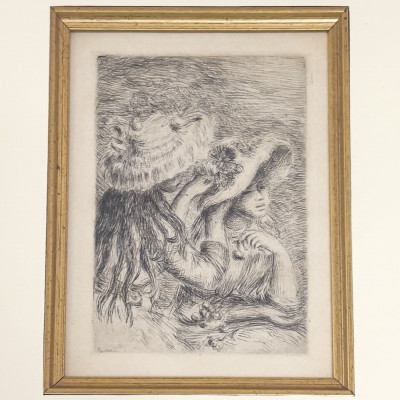 Image for Lot Pierre-Auguste Renoir - Le Chapeau Epingle