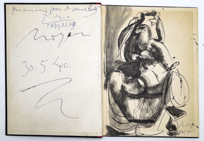 Pablo Picasso - Carnet de dessins (Signed)