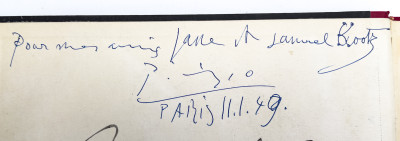 Pablo Picasso - Carnet de dessins (Signed)