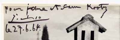 Signed Portrait of Pablo Picasso