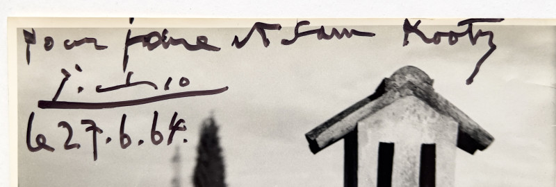 Signed Portrait of Pablo Picasso