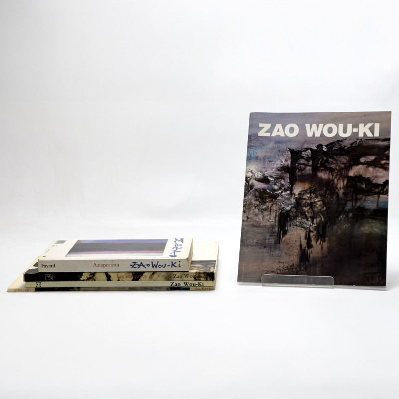 Zao Wou-Ki - Five Monographs (4 Signed)