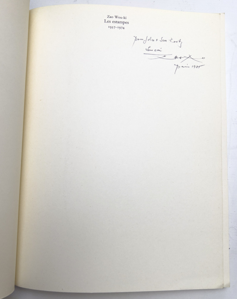Zao Wou-Ki - Five Monographs (4 Signed)