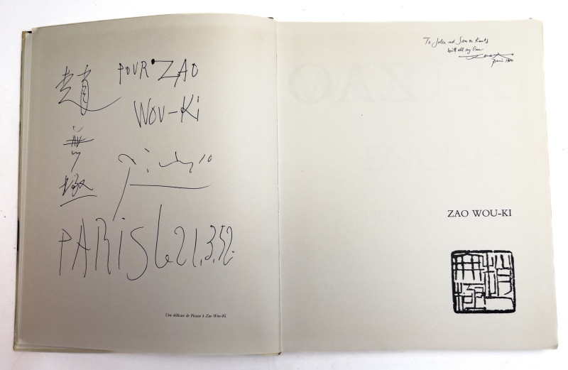 Zao Wou-Ki - Six Monographs (2 Signed)