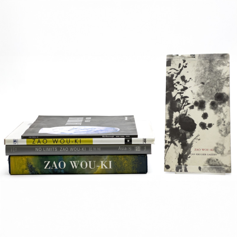 Zao Wou-Ki - Five Monographs (2 Signed)