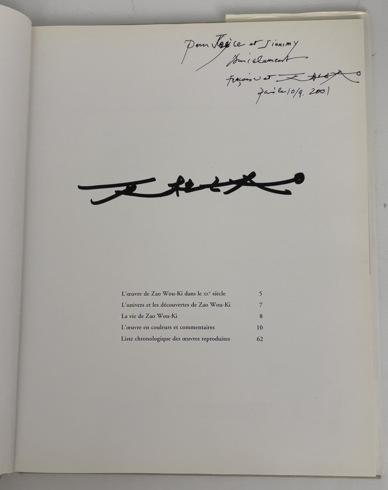 Zao Wou-Ki - Five Monographs (2 Signed)