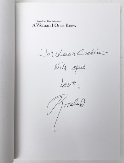 Rosalind Fox Solomon - A Woman I Once Knew