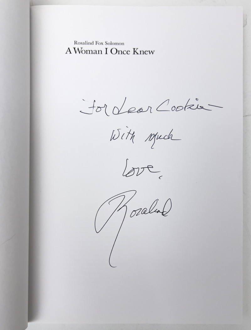 Rosalind Fox Solomon - A Woman I Once Knew