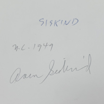 Aaron Siskind - North Carolina 33