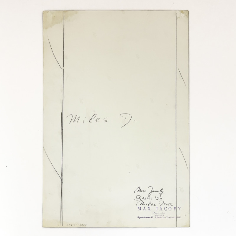 Max Jacoby - Miles Davis, Berlin
