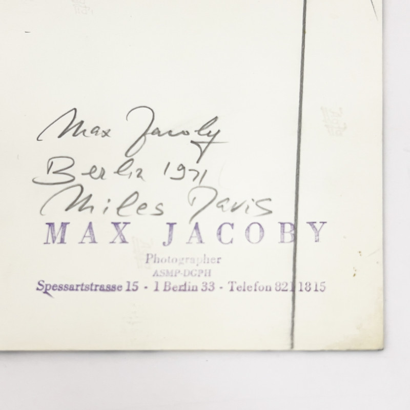 Max Jacoby - Miles Davis, Berlin