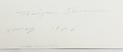 Tomiyasu Shiraiwa - For Miles Barth