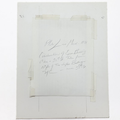 Lida Moser - Construction Exxon Building 6th Avenue