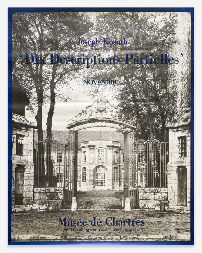 Joseph Kosuth - Signed Exhibition Poster