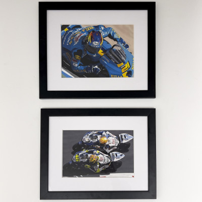 Image for Lot Unknown Artist - Motorcycle Prints, Group of 2