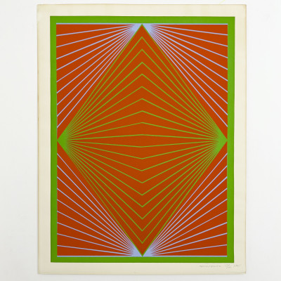 Image for Lot Richard Anuskiewicz - Diamond Chroma (from New York Ten portfolio)