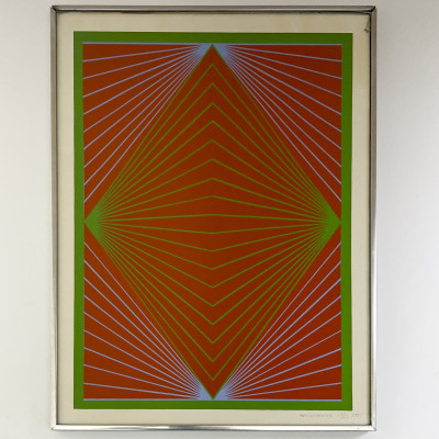 Richard Anuskiewicz - Diamond Chroma (from New York Ten portfolio)