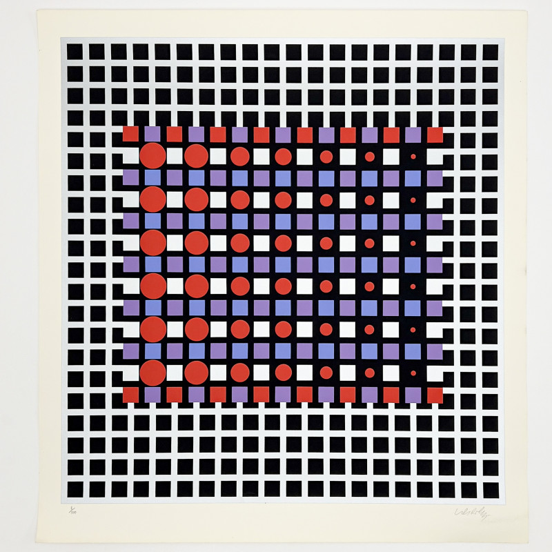 Victor Vasarely - Zilver