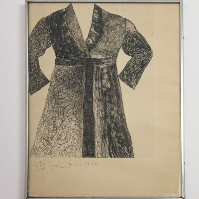 Jim Dine - Self Portrait ( Zinc &amp; Acid)(from New York Ten portfolio)